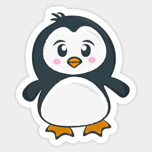 Cute Penguin Stickers Sticker